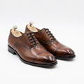 Hazel Brown Cap-Toe Oxford