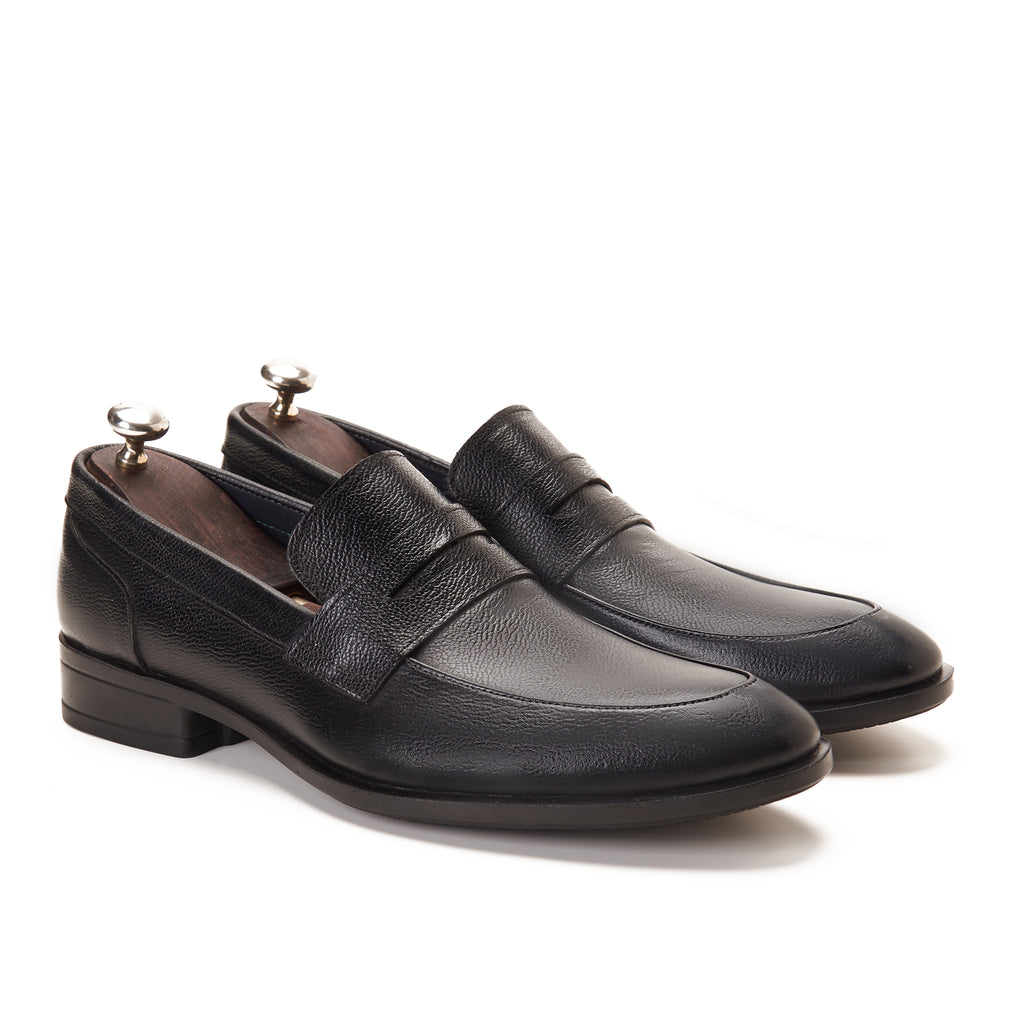 Black Penny Loafers Dress Shoe