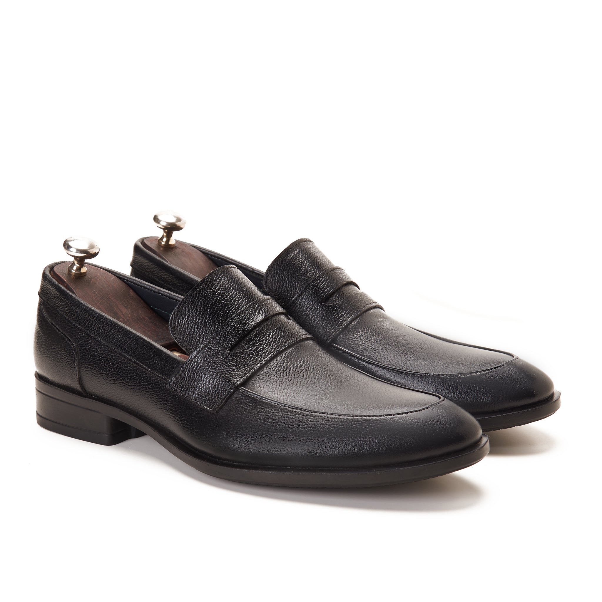 Black Penny Loafers Dress Shoe