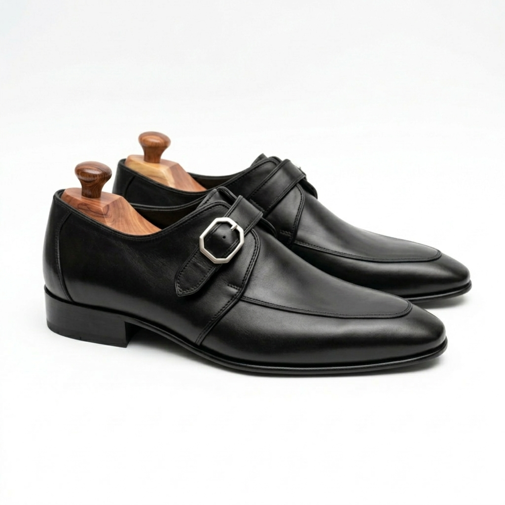 Black Apron - Single Monk Strap