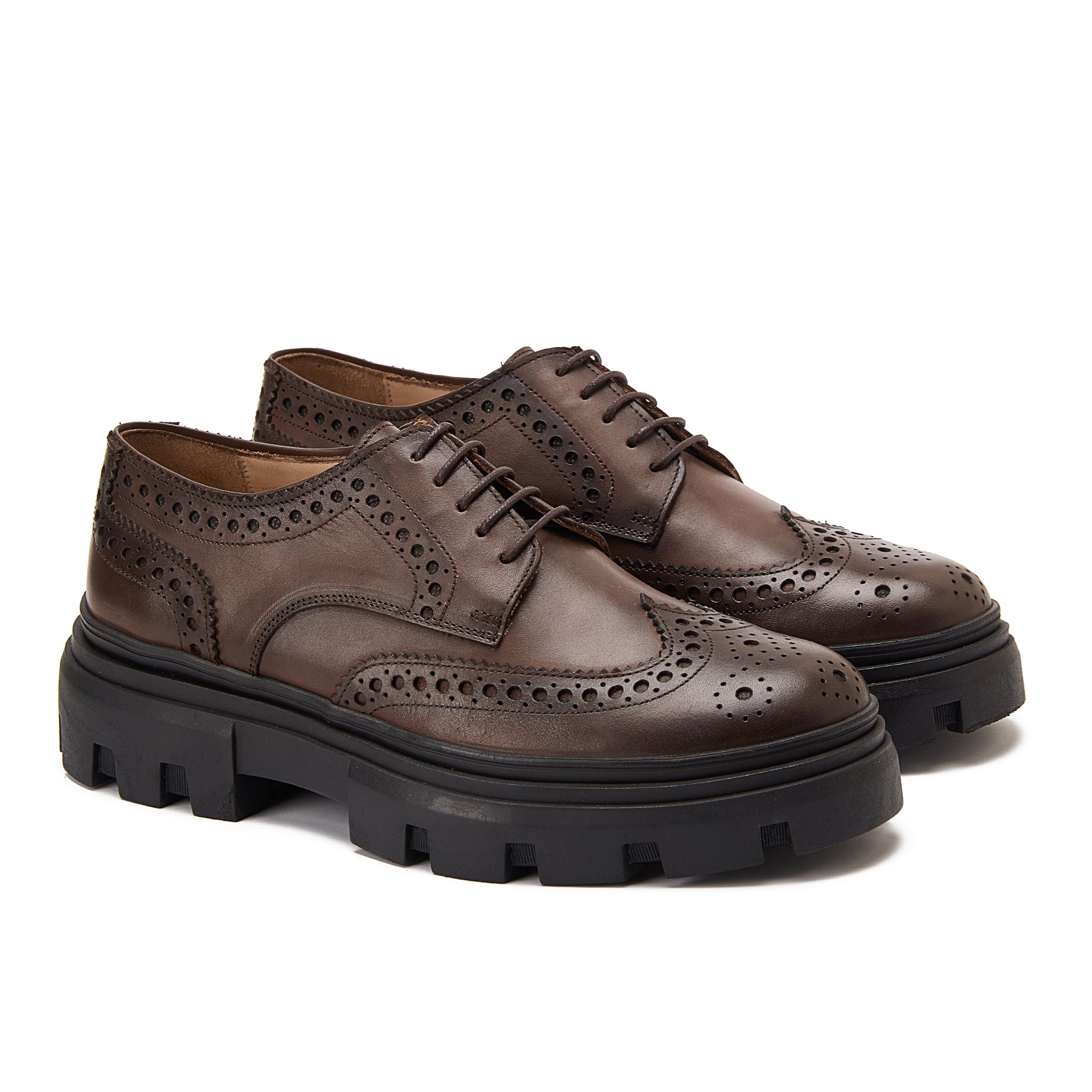 Brown Full Brogue Smart Casual