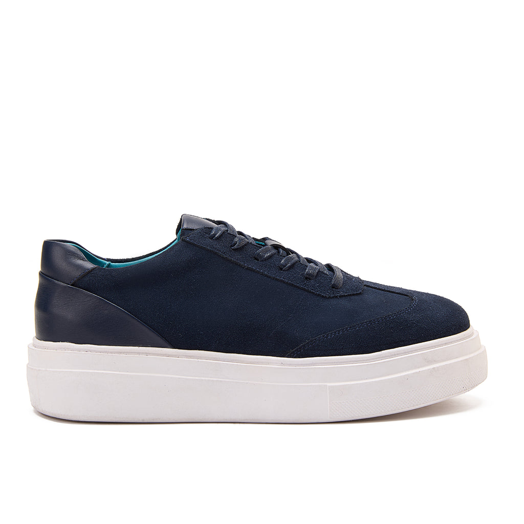 Navy Suede Sneakers