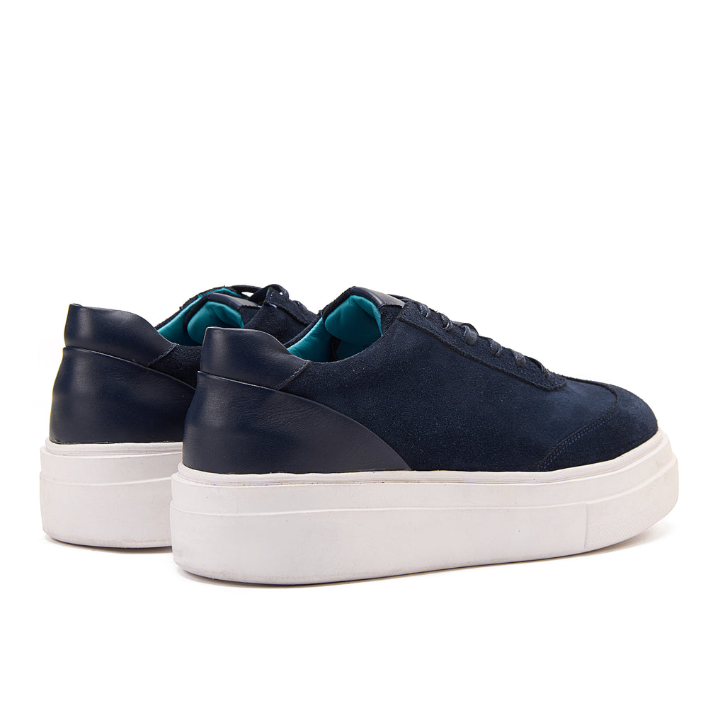 Navy Suede Sneakers