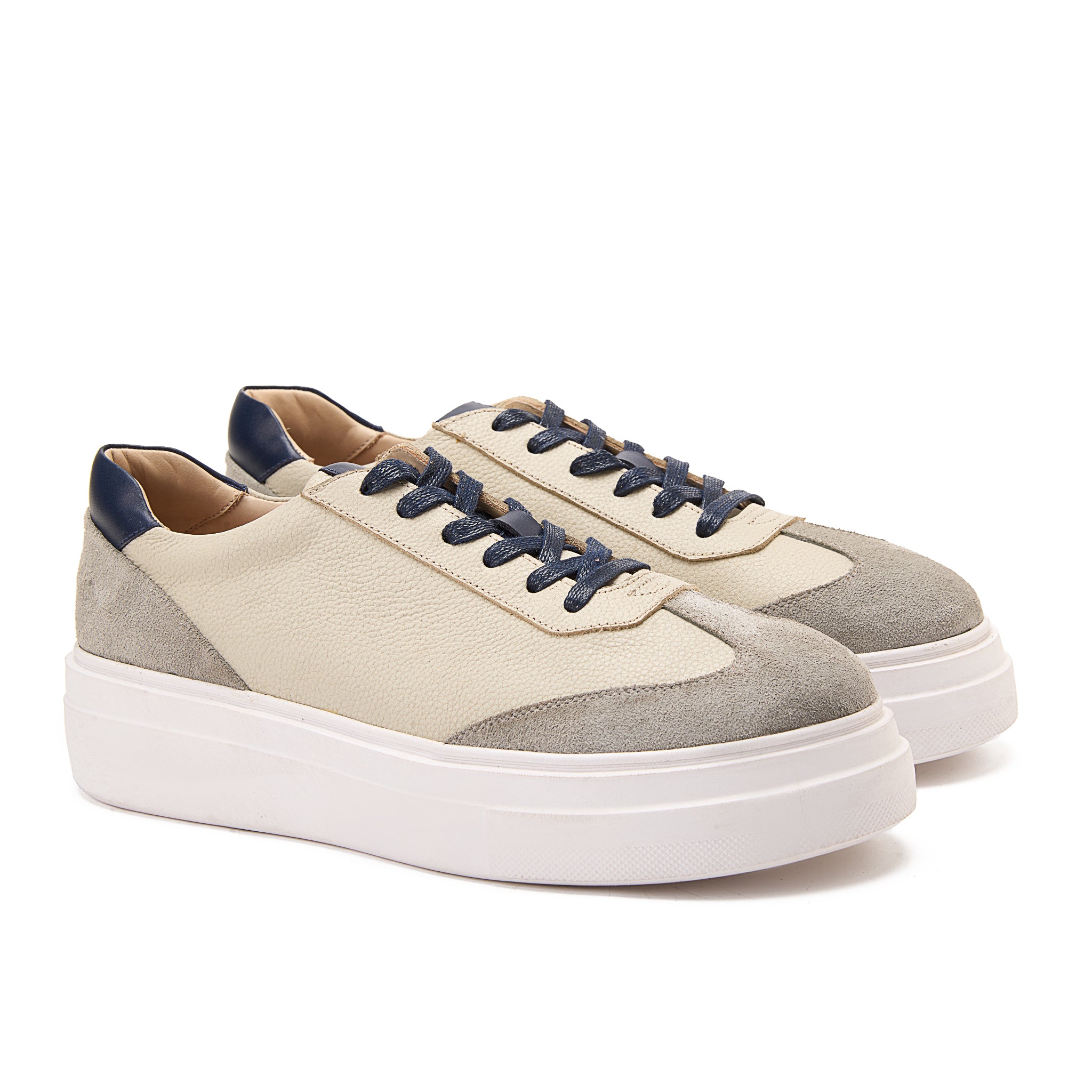 Dove Grey / Off-White Lace-up sneakers