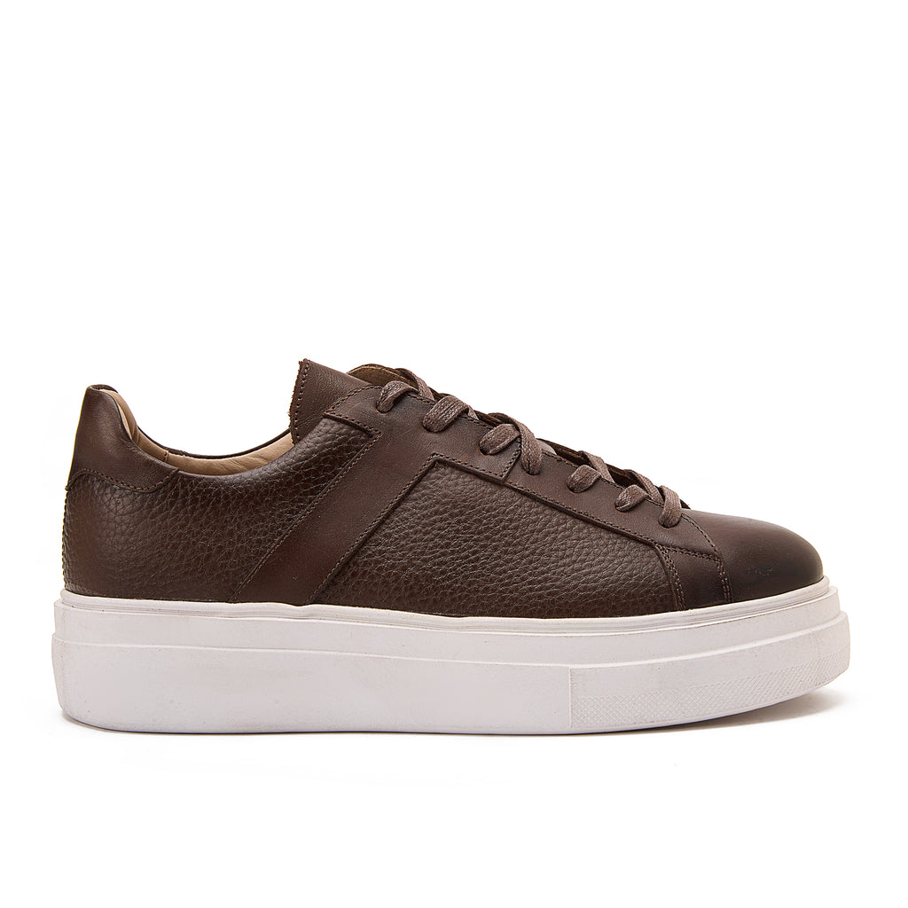 Brown Lace-Up sneakers