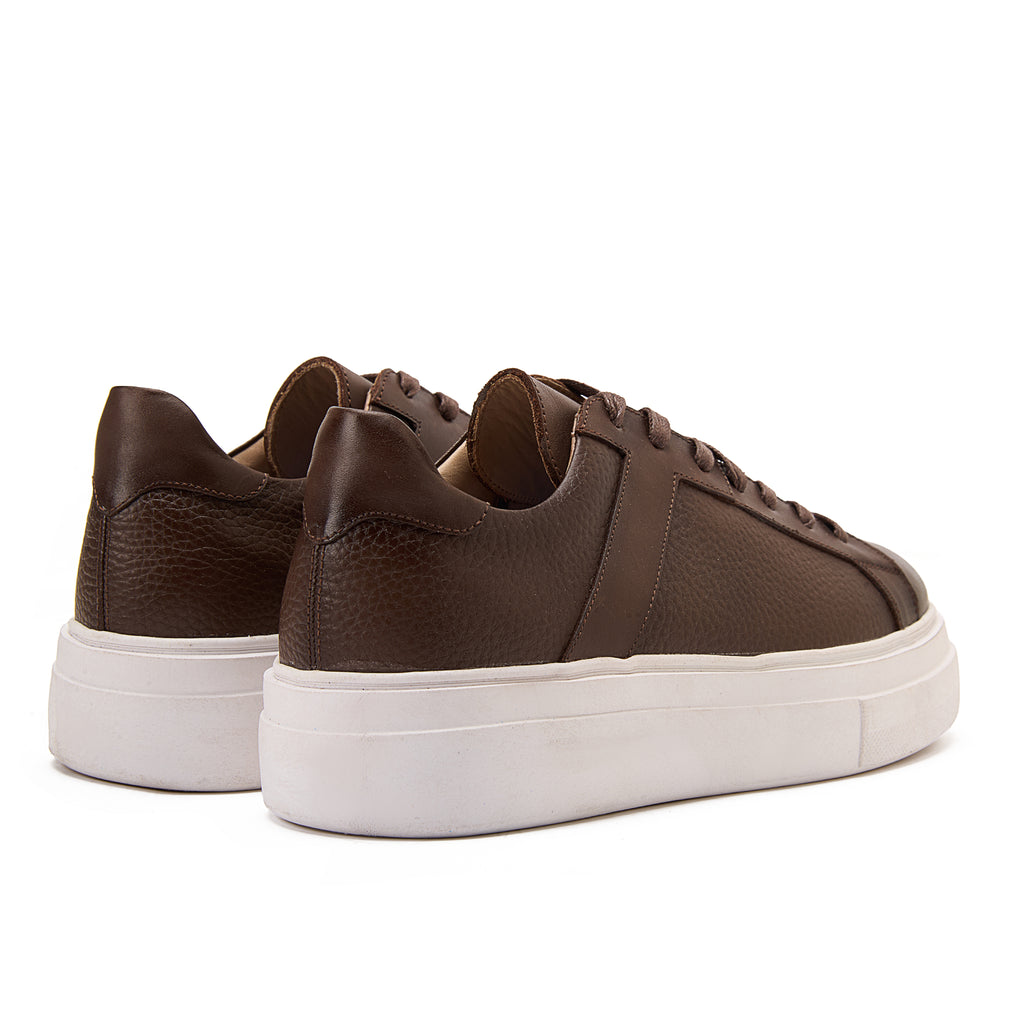 Brown Lace-Up sneakers
