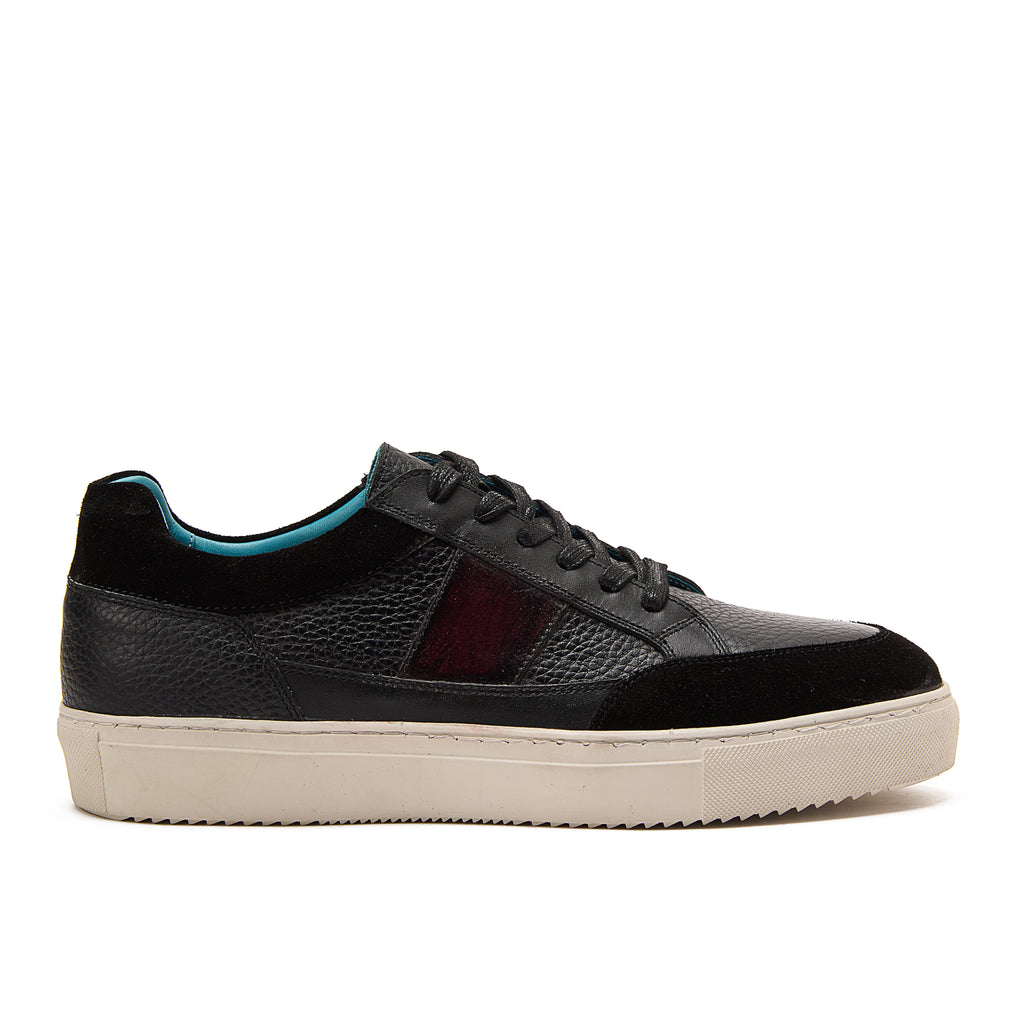 Black Lace-Up Sneakers