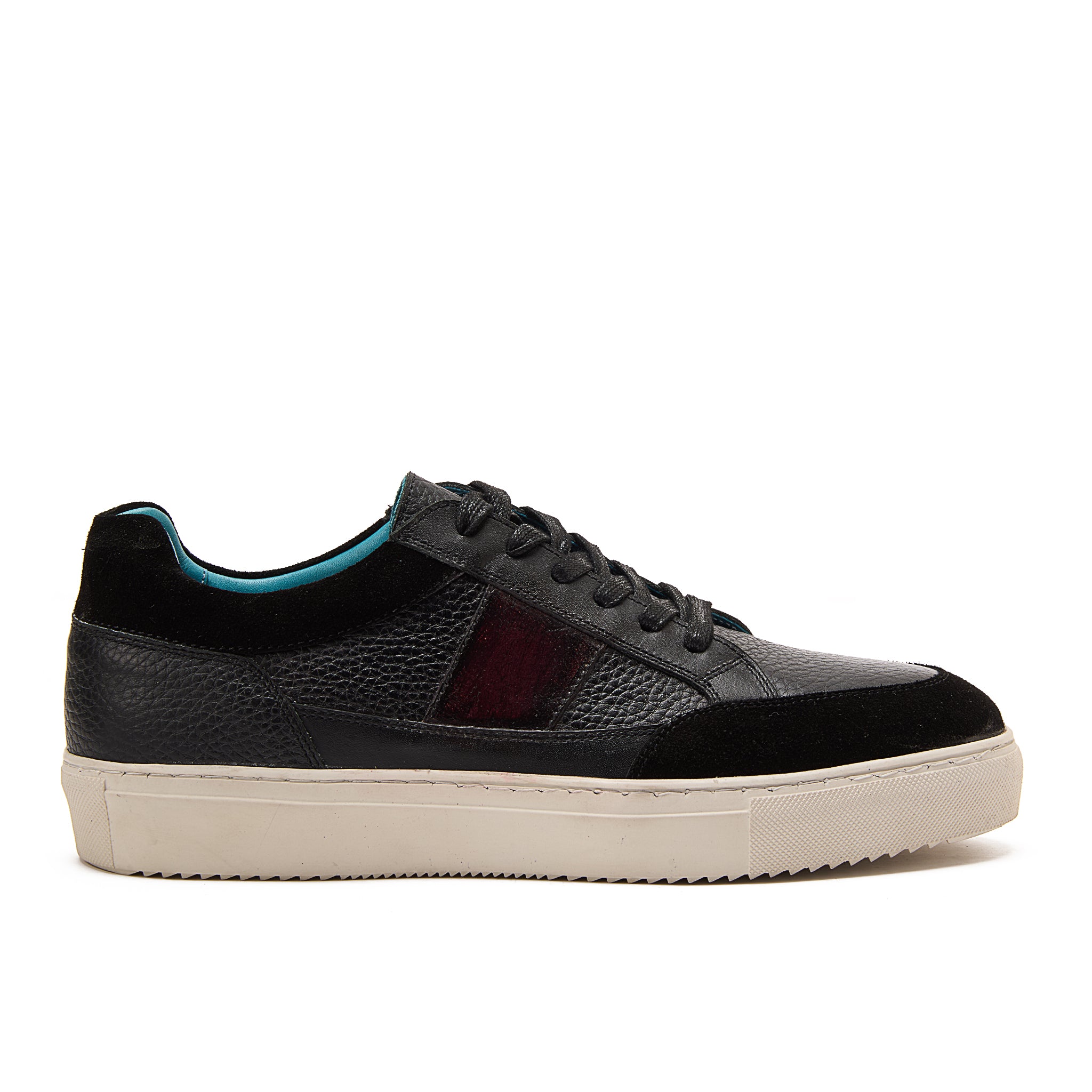 Black Lace-Up Sneakers