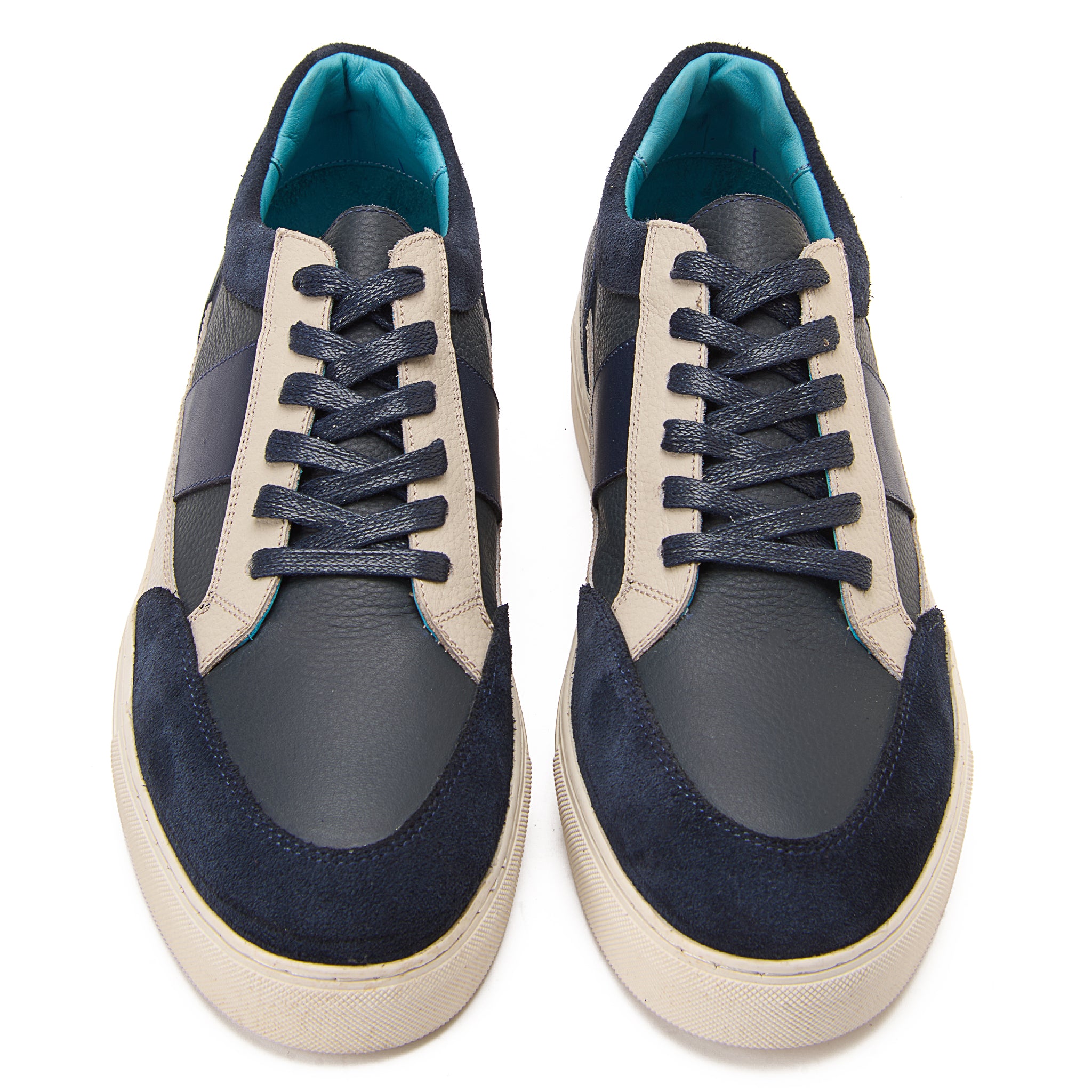 Navy / Off-White Lace-up sneakers