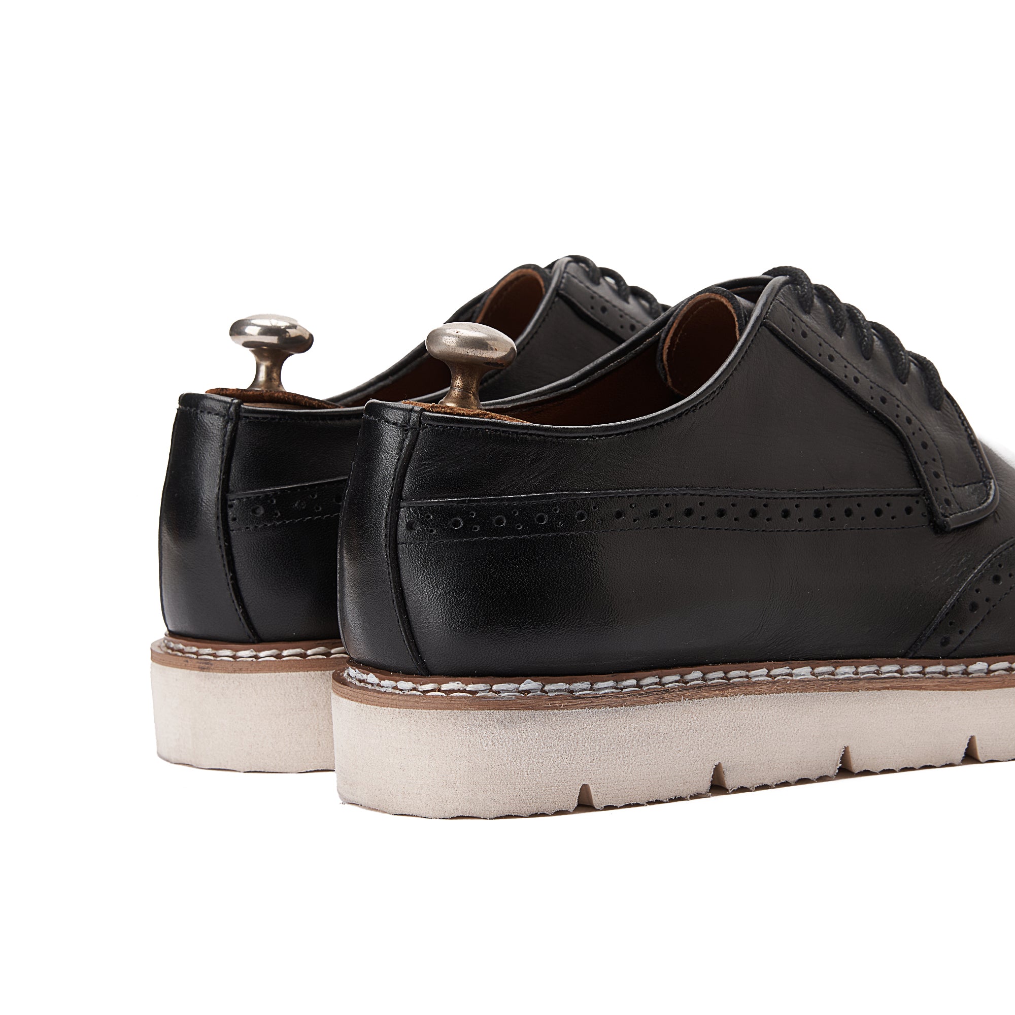 Black Smart Casual Brogue Shoe