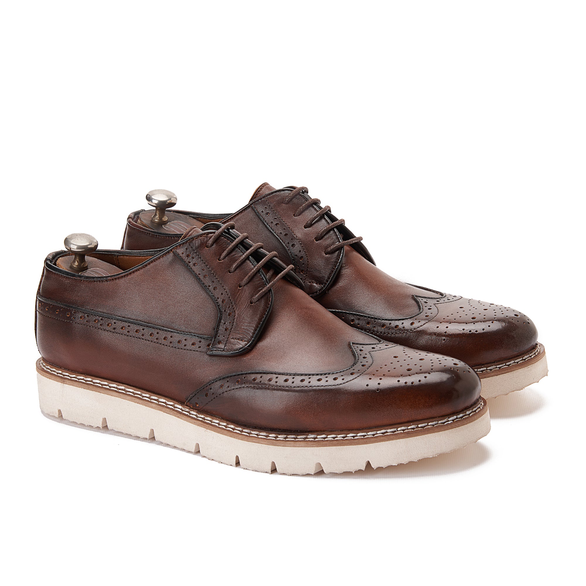 Brown Smart Casual Brogue Shoe