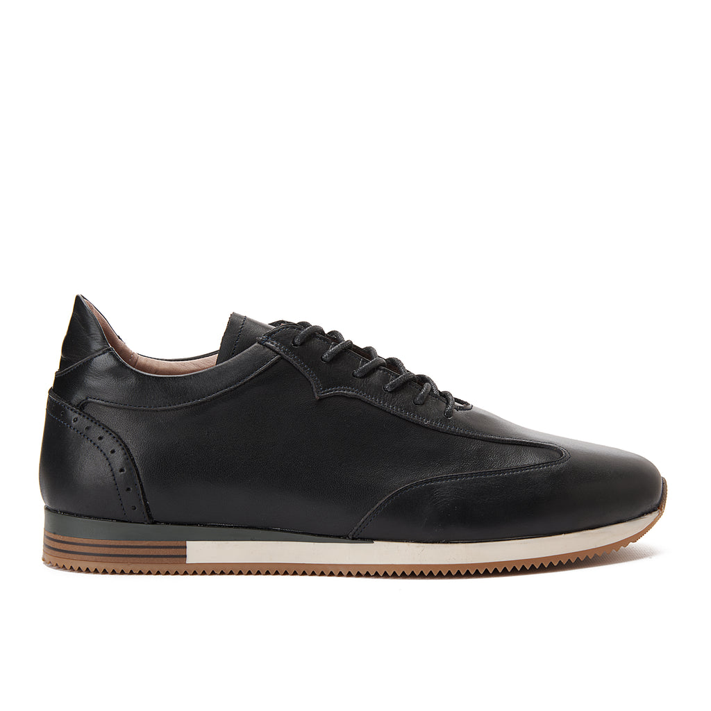 Black Lace-Up Sneakers