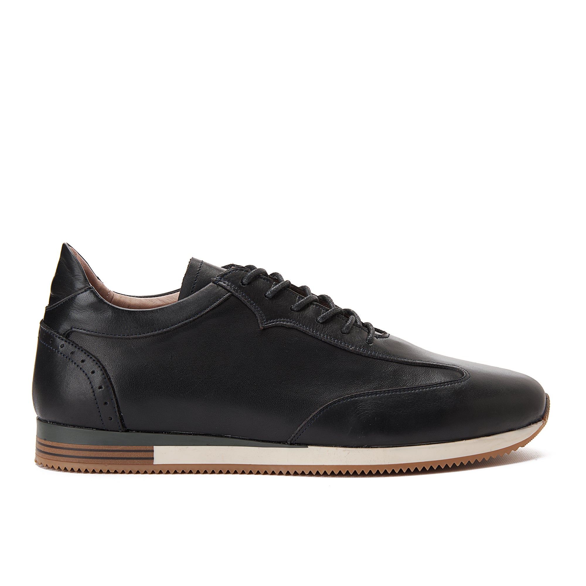 Black Lace-Up Sneakers