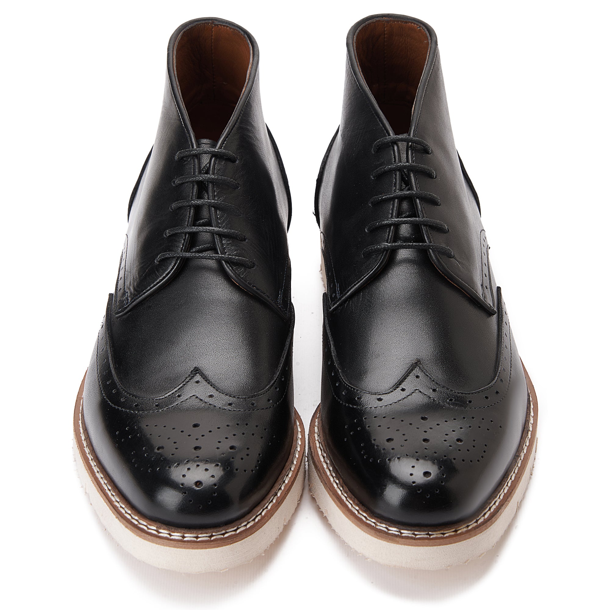 Black Brogue Ankle Boots
