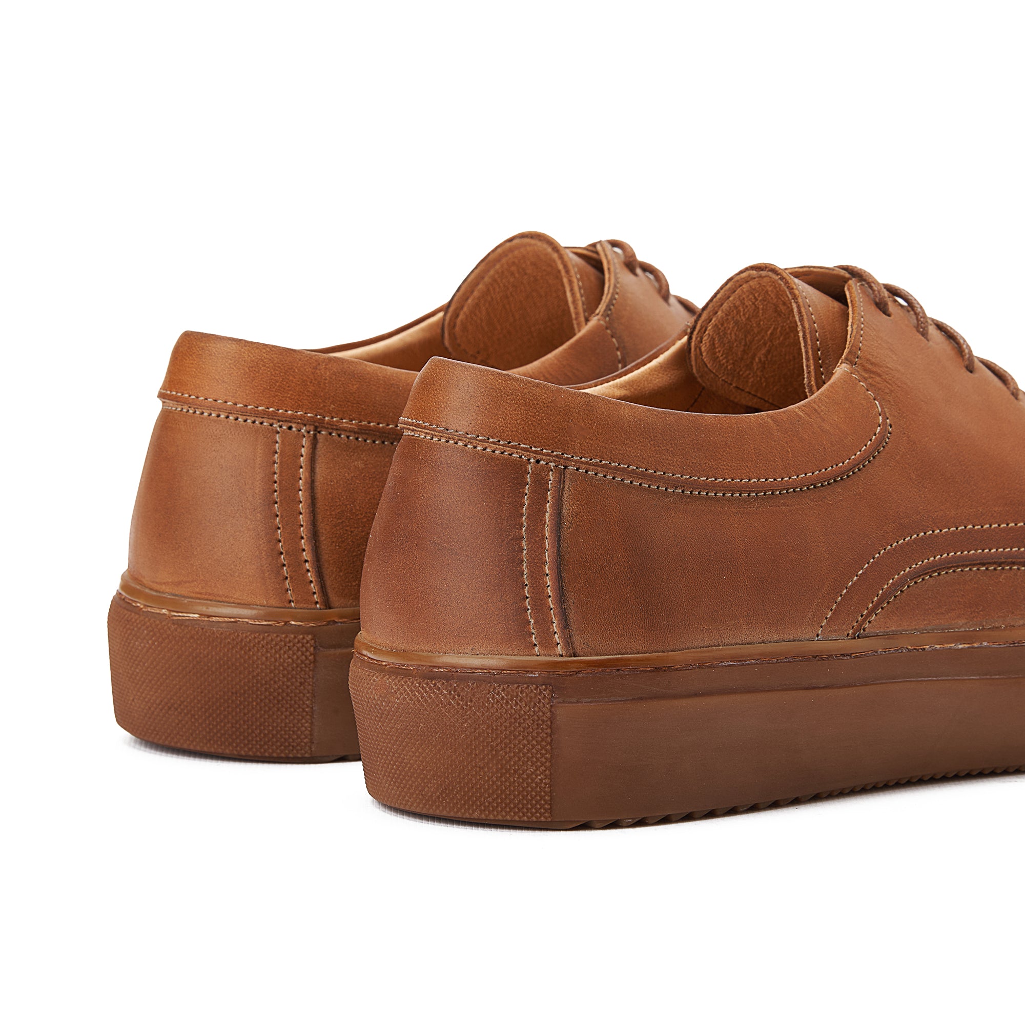 Hazel Brown Pull-Up Boat Shoe