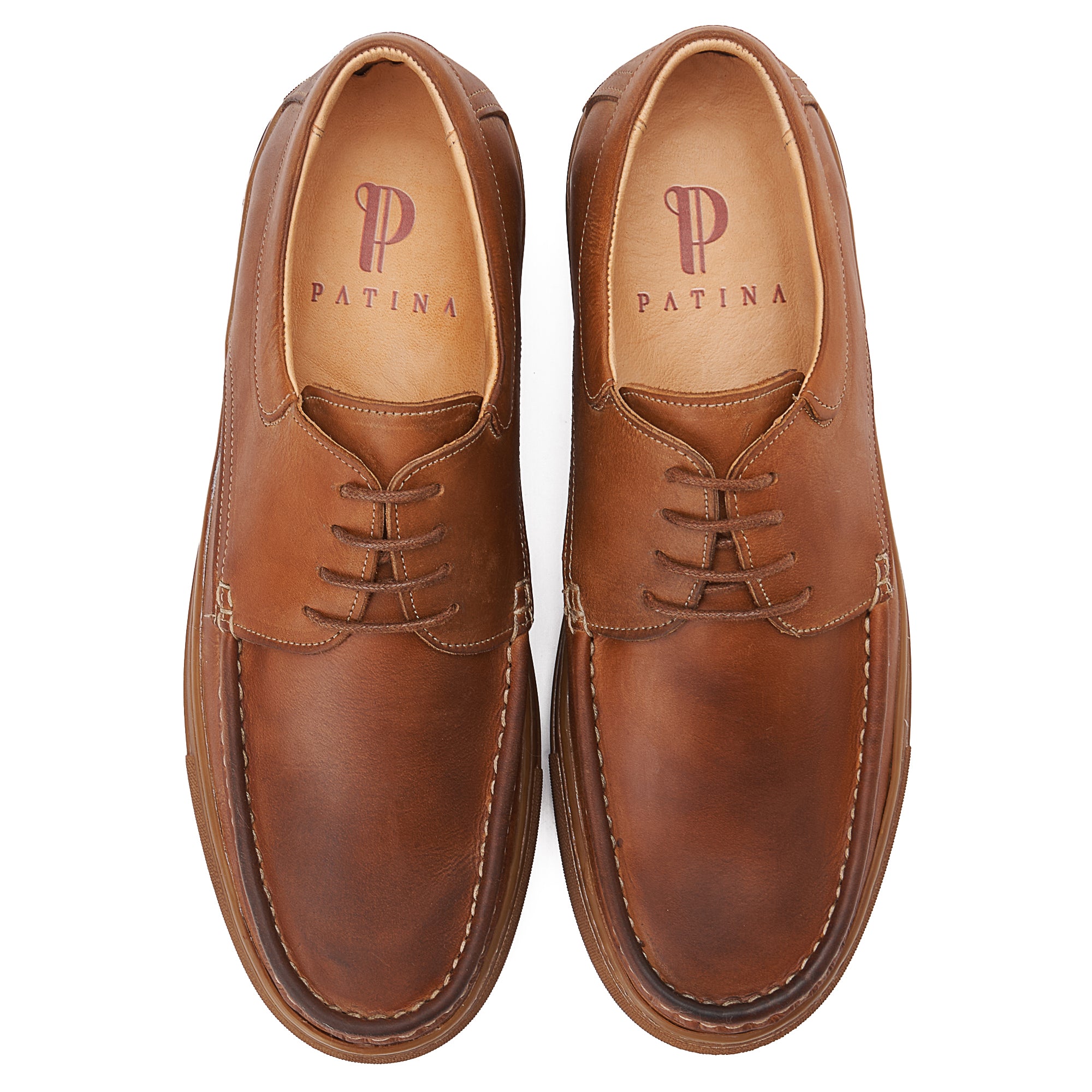 Hazel Brown Pull-Up Boat Shoe