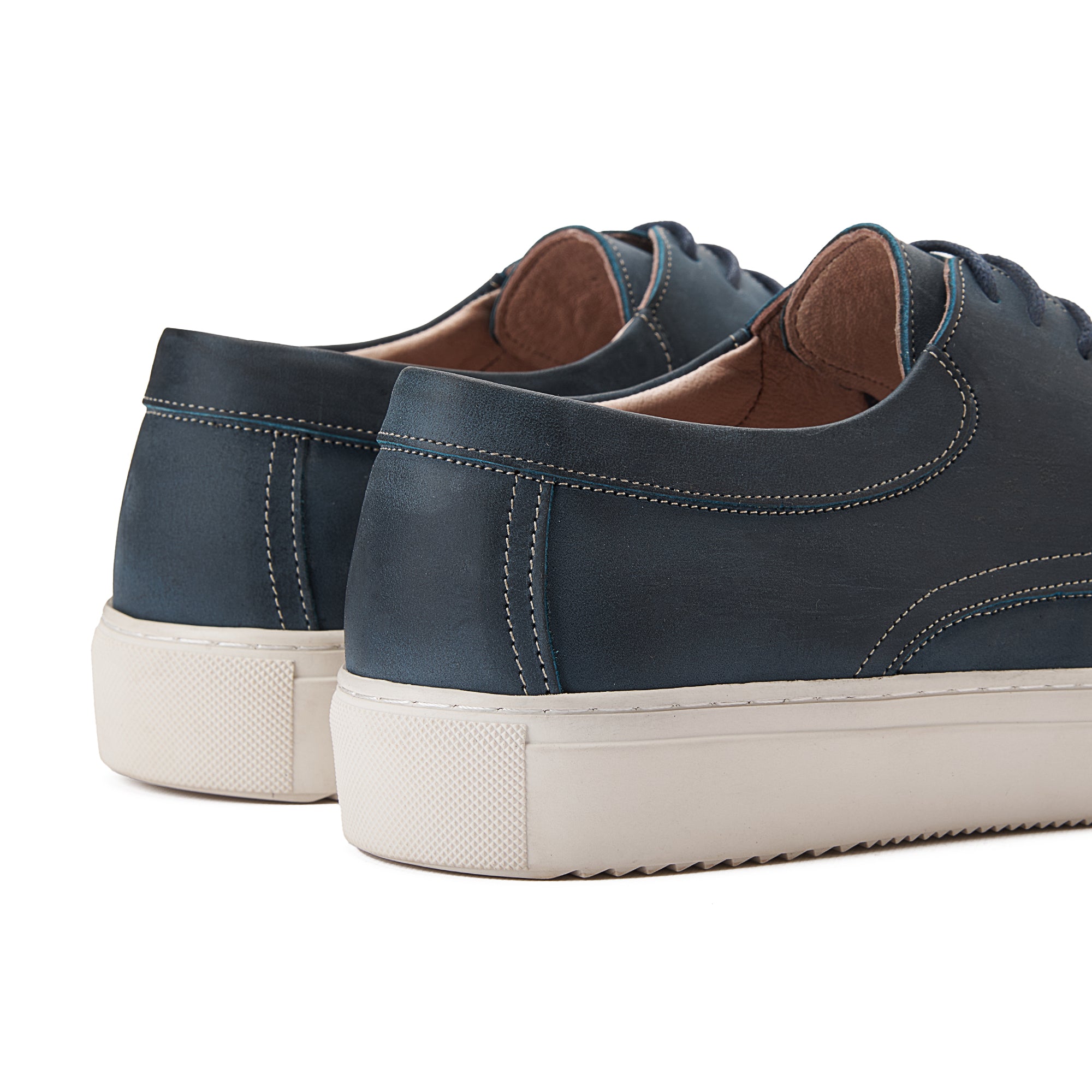 Navy Nubuck Boat Shoe
