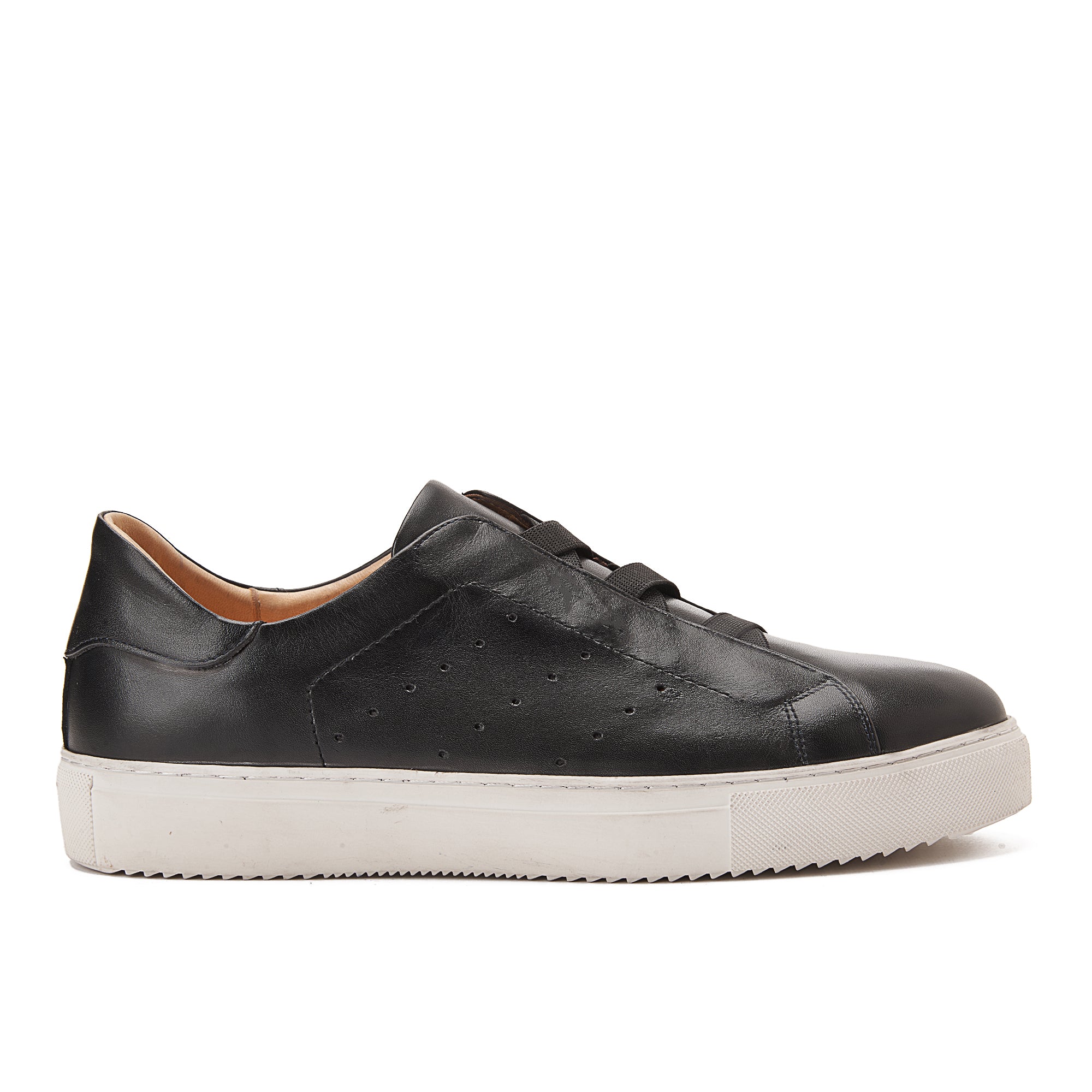 Black Slip-On Sneakers