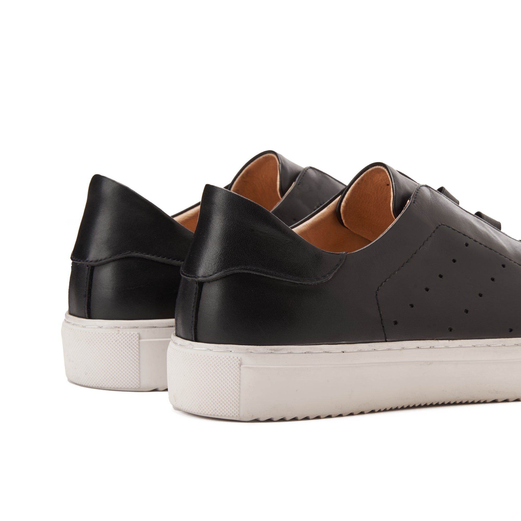 Black Slip-On Sneakers