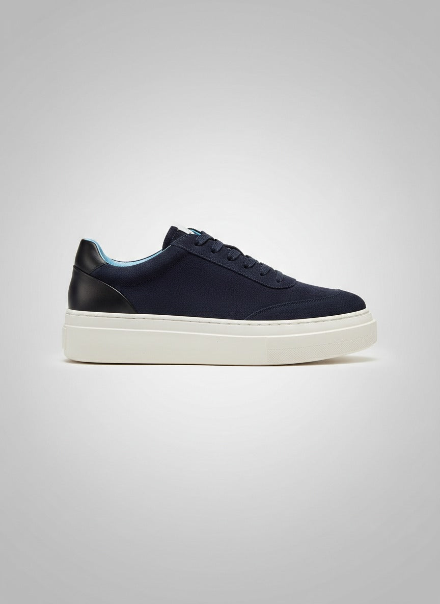 Navy Suede Sneakers
