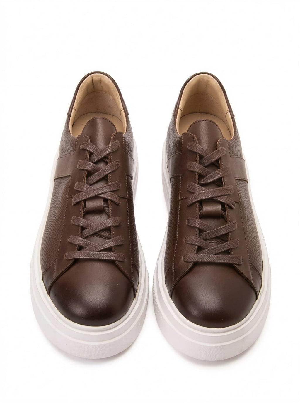 Brown Lace-Up sneakers