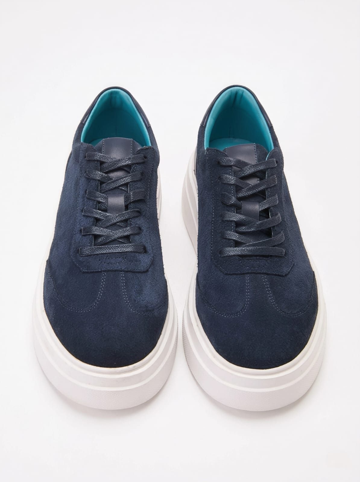 Navy Suede Sneakers