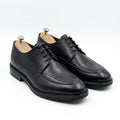Black Apron Derby Dress Shoe