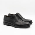 Black Cap-Toe Oxford Dress Shoe