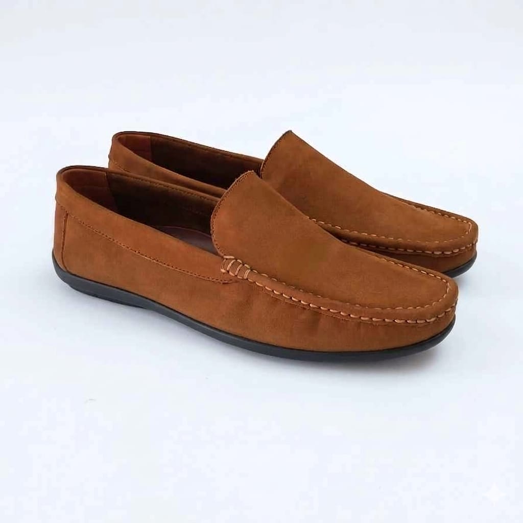 Camel Plain Drive Shoe