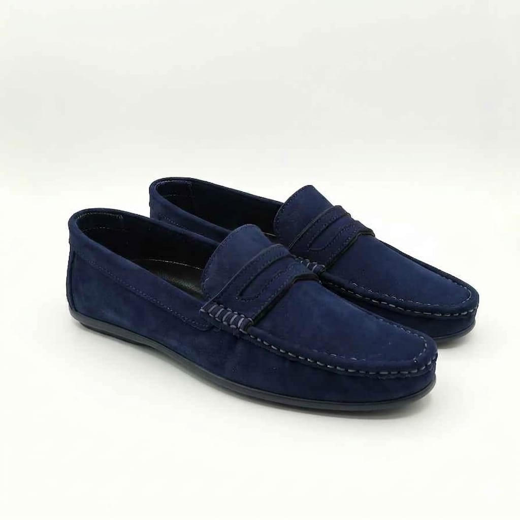 Navy Drive Shoe
