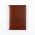 Hazel Brown Leather Passport Cover