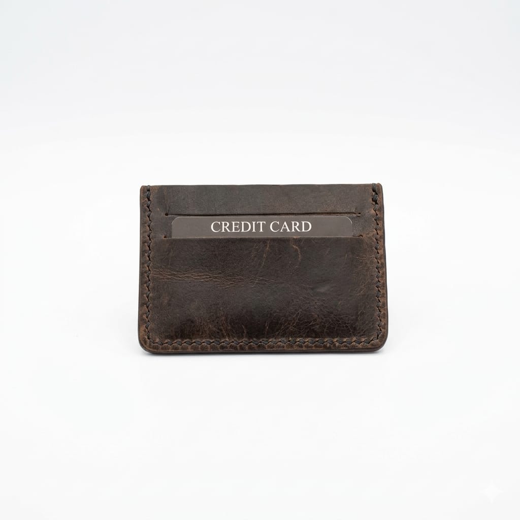 Olive Green Card Holder