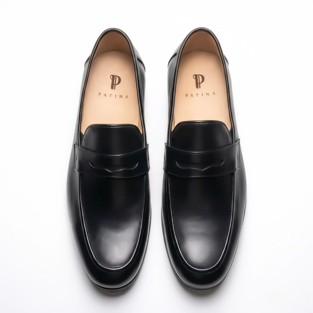 Black Penny Loafers Dress Shoe