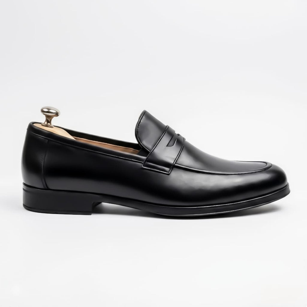 Black Penny Loafers Dress Shoe