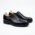Black Plain Toe Oxford Dress Shoe
