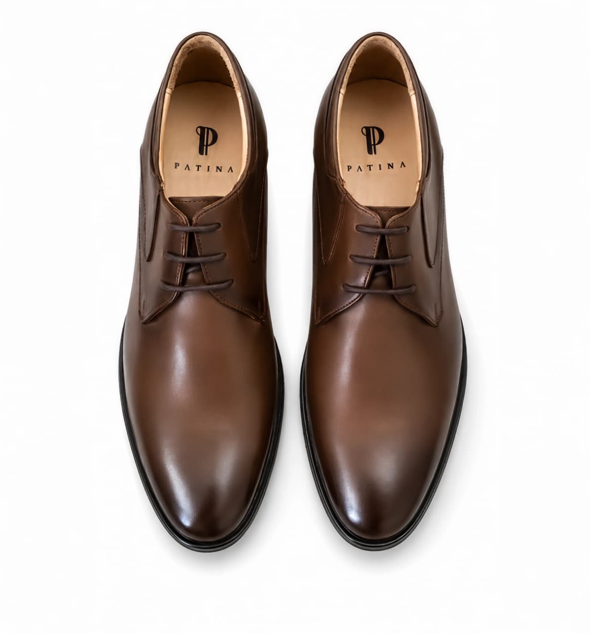 Brown Plain Toe Dress Shoe